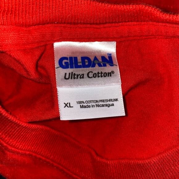 Vintage Cleveland Indians MLB Baseball Crew Neck short sleeve red t-shirt XL - Picture 4 of 6